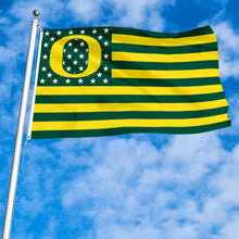 Fyon Oregon Ducks Stars and Stripes Flag Banner