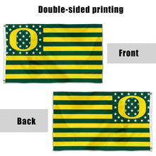 Fyon Oregon Ducks Stars and Stripes Flag Banner