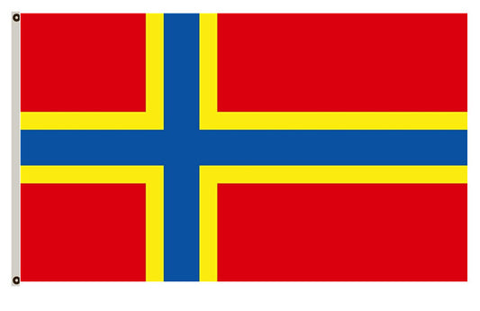 Orkney county banner The county en flag of Orkney  landscape flag
