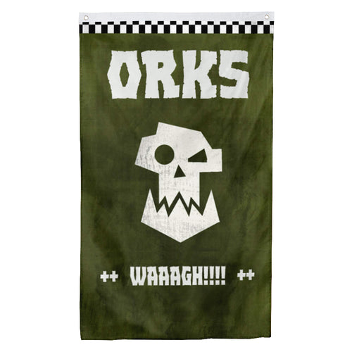 Fyon Warhammer 40k Orks Portrait Flag Indoor and outdoor banner 32620