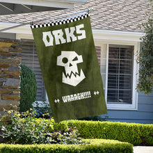 Fyon Warhammer 40k Orks Portrait Flag Indoor and outdoor banner 32620