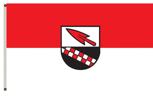 Ostrach (Württembergisches Allgäu Oberschwaben) landscape flag Indoor and outdoor banner