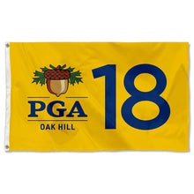 Fyon PGA OAK HILL Golf Flag Yellow   Indoor and outdoor banner