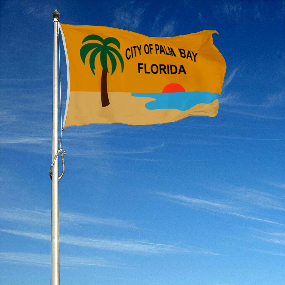 Fyon Palm Bay, Florida flag Banner