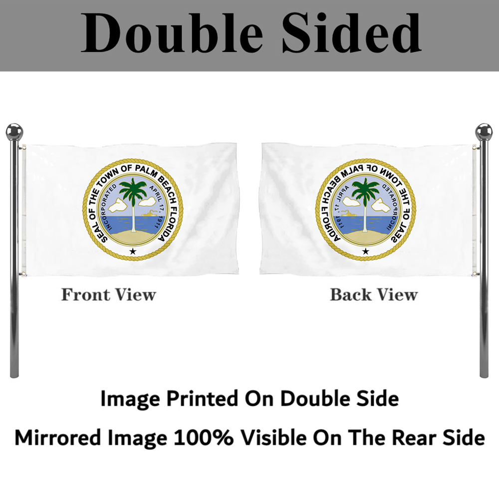 Fyon Palm Beach, Florida flag Banner