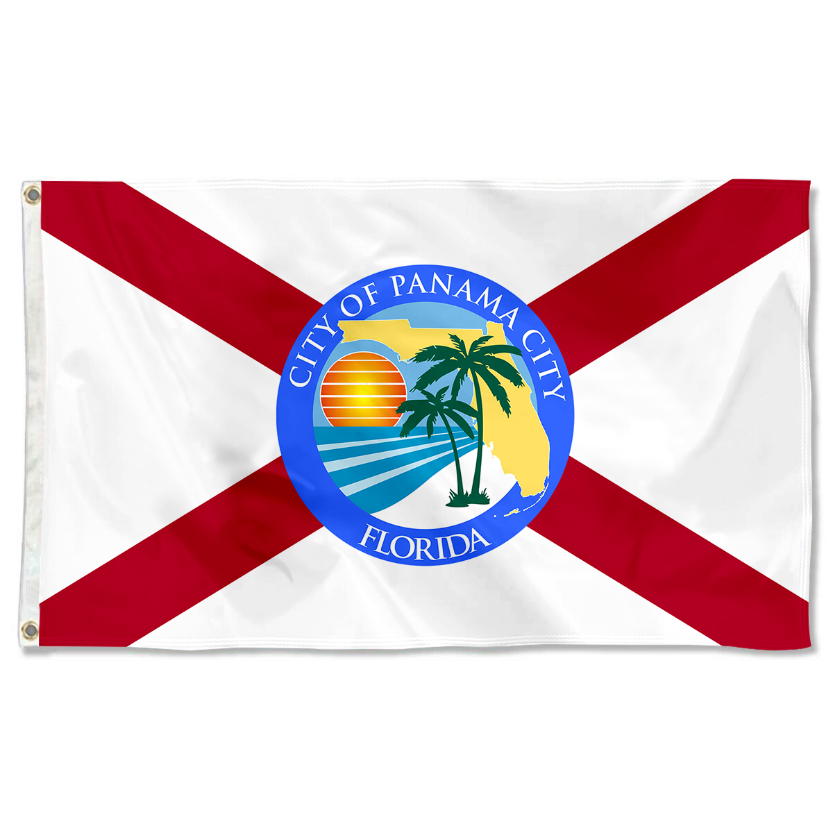 Fyon Panama City, Florida flag  Banner