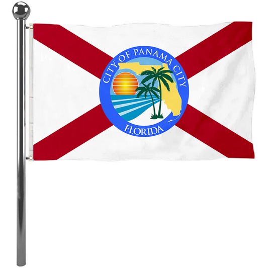 Fyon Panama City, Florida flag  Banner