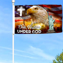 Fyon Patriot Eagle Independence Day 4th of July One Nation Under God Flag 41710 Indoor and outdoor banner
