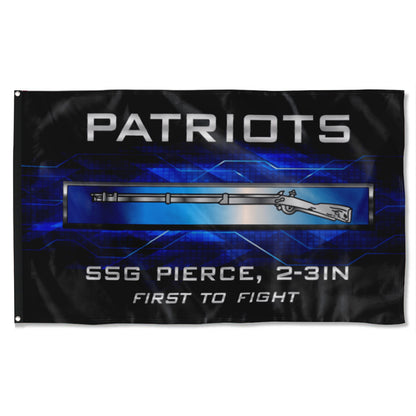 Fyon Patriots 2-3 INF First to Fight Flag Indoor and outdoor banner
