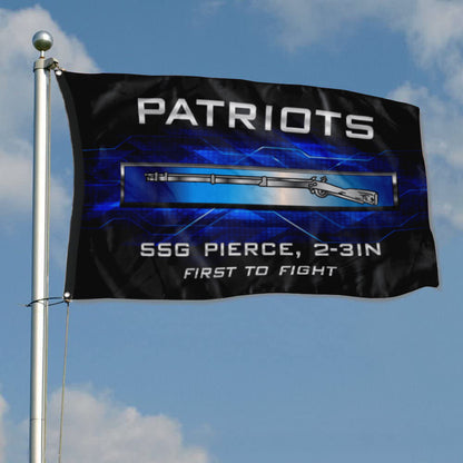Fyon Patriots 2-3 INF First to Fight Flag Indoor and outdoor banner