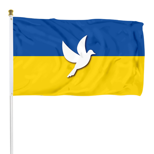 Fyon Peace Ukraine flag Indoor and outdoor banner