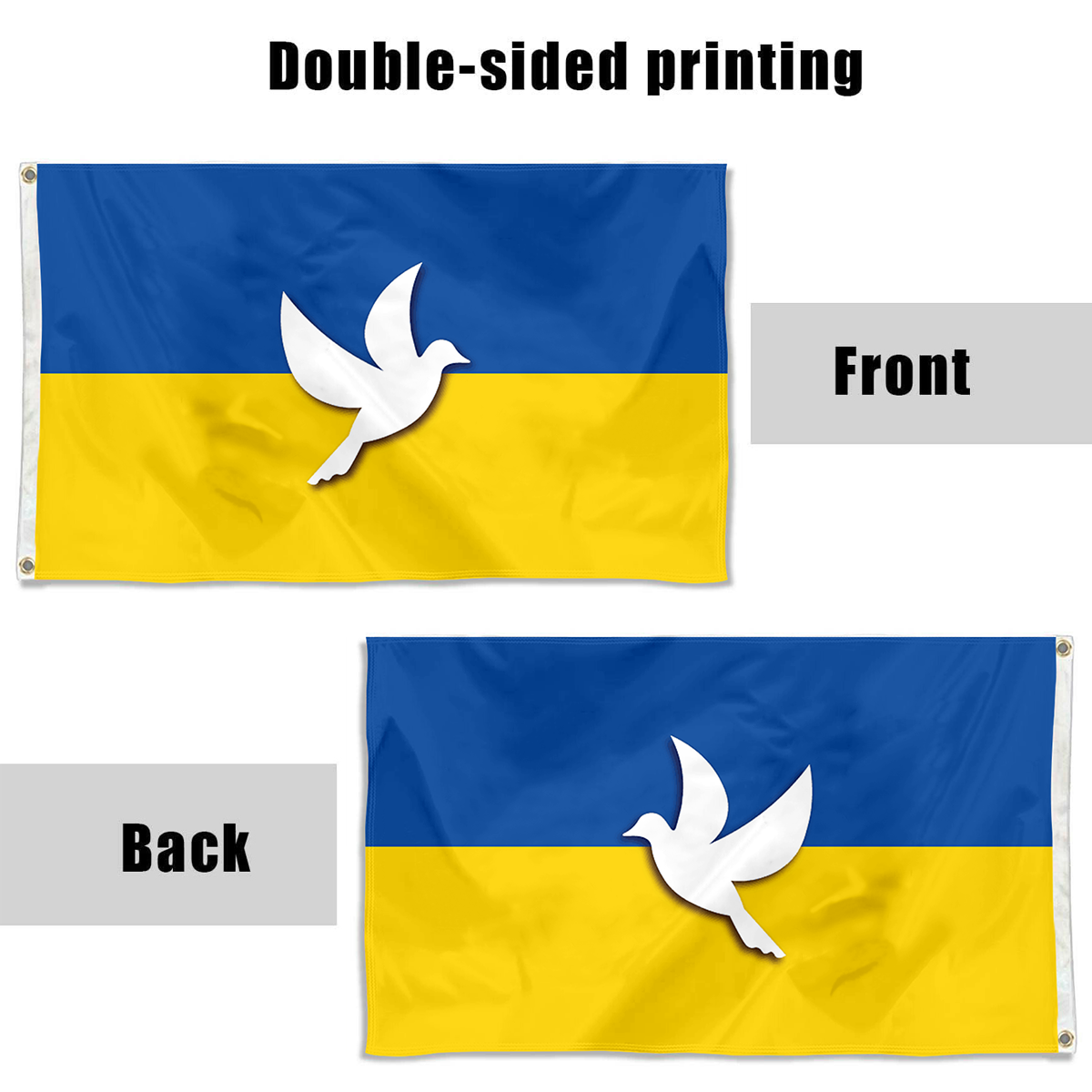 Fyon Peace Ukraine flag Indoor and outdoor banner