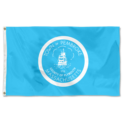 Fyon Pembroke, Massachusetts flag Banner