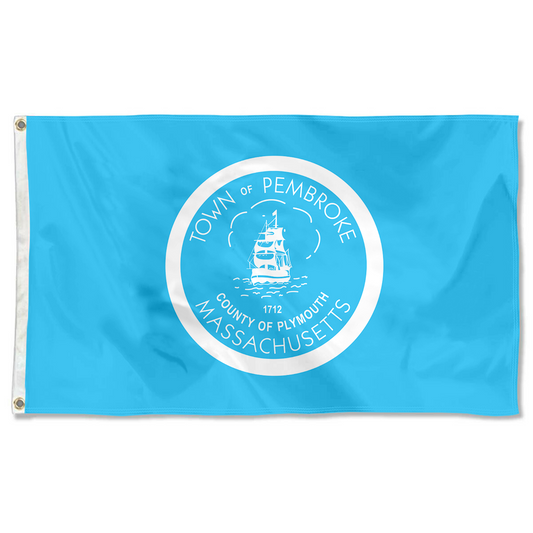 Fyon Pembroke, Massachusetts flag Banner