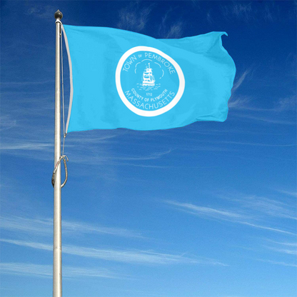 Fyon Pembroke, Massachusetts flag Banner