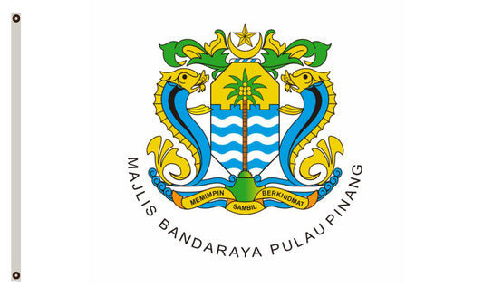 Fyon Penang Island flag Malaysia banner