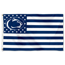 Fyon Penn State Nittany Lions Stars and Stripes Flag Banner