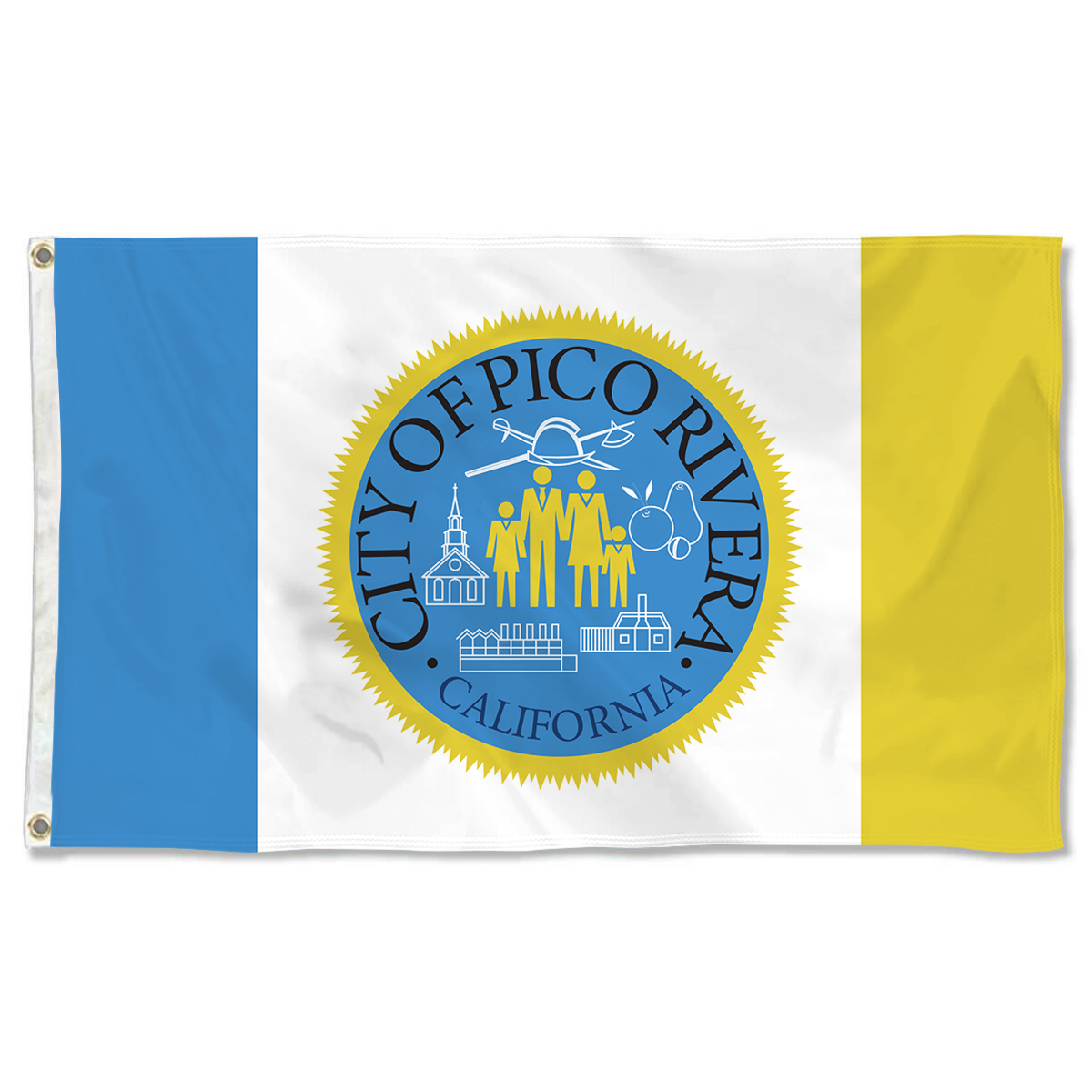 Fyon Pico Rivera, California Flag Banner