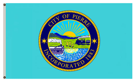 Fyon of Pierre flag South Dakta banner