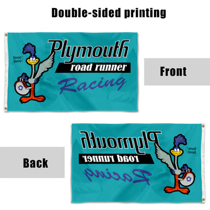 Fyon Plymouth Road Runner Racing Flag Banner