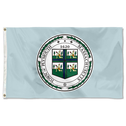 Fyon Plymouth, Massachusetts flag  Banner