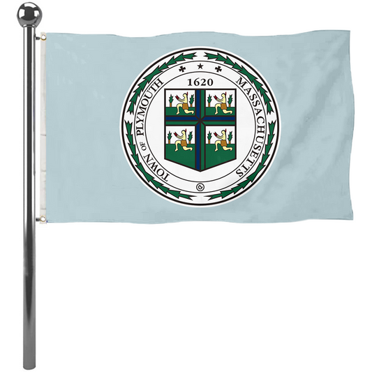 Fyon Plymouth, Massachusetts flag  Banner