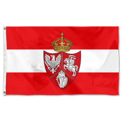 Fyon Polish Lithuanian Ruthenian Flag  Indoor and Outdoor Banner