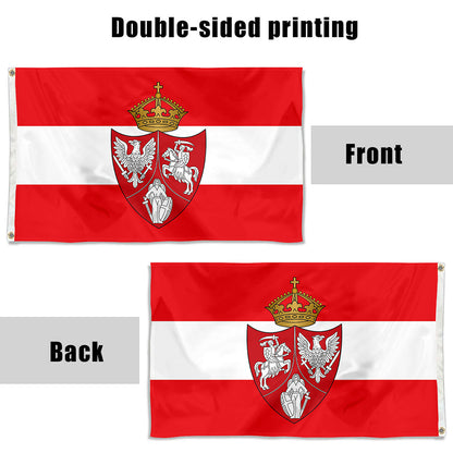 Fyon Polish Lithuanian Ruthenian Flag  Indoor and Outdoor Banner