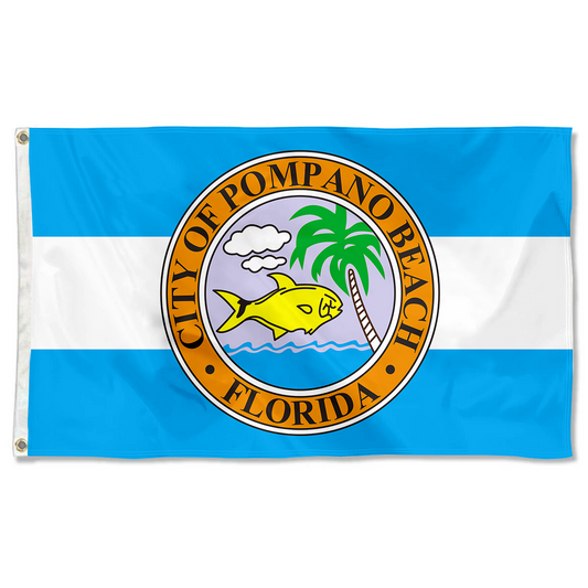Fyon Pompano Beach, Florida flag  Banner