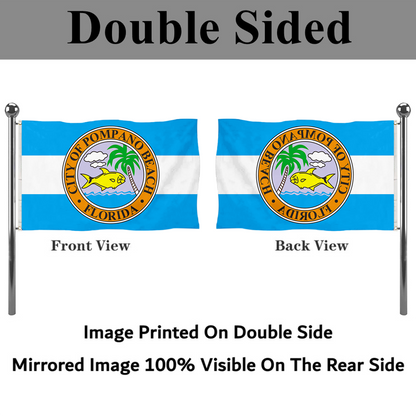 Fyon Pompano Beach, Florida flag  Banner