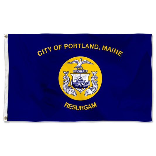 Fyon Portland, Maine flag  Banner