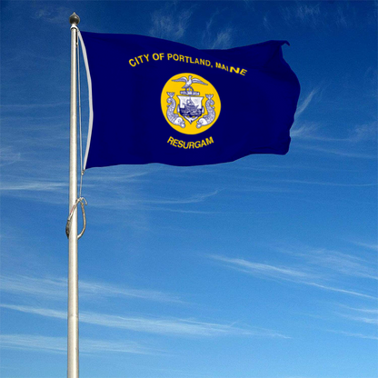 Fyon Portland, Maine flag  Banner