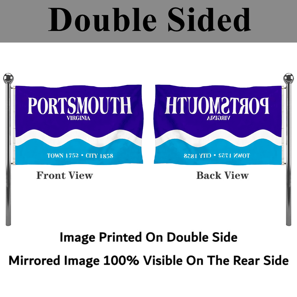 Fyon Portsmouth, Virginia flag banner