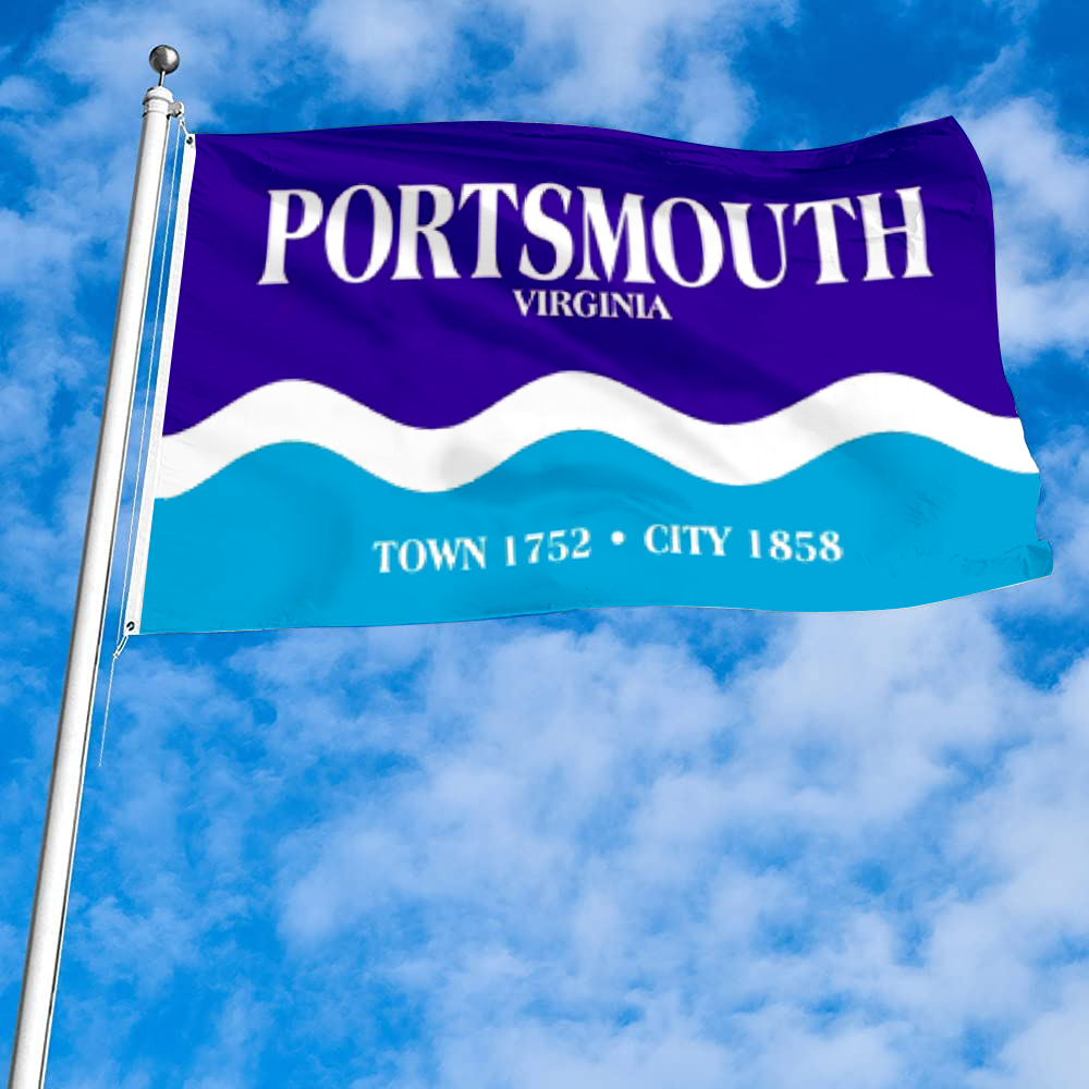 Fyon Portsmouth, Virginia flag banner