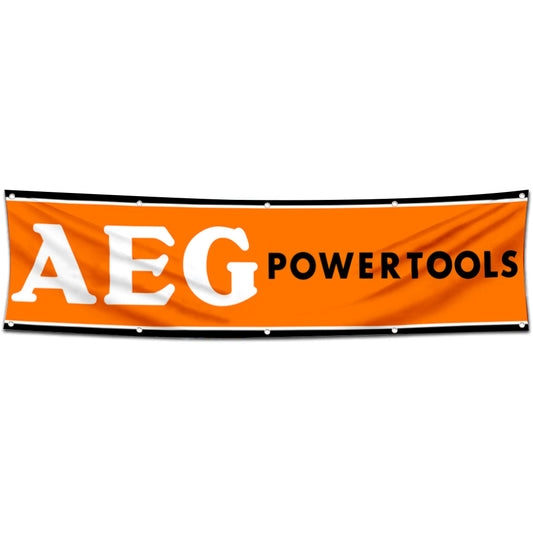 Fyon Power Tools for AEG Banner Flag 2x8 Feet