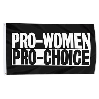 Fyon Pro Women Pro Choice Flag Banner Black