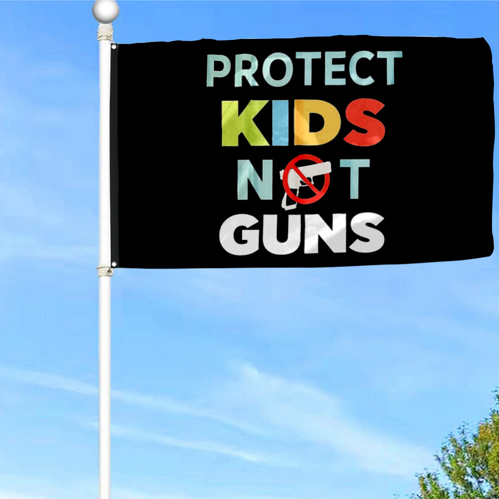 Fyon Protect KIDS NOT Guns Flag  Indoor and Outdoor Banner