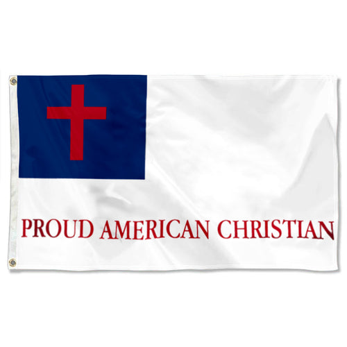 Fyon Proud American Christian Flag 41046 Indoor and outdoor banner