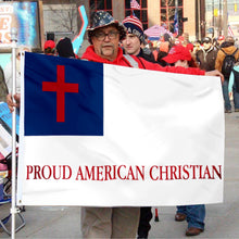 Fyon Proud American Christian Flag 41046 Indoor and outdoor banner