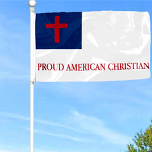 Fyon Proud American Christian Flag 41046 Indoor and outdoor banner