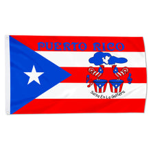 Puerto Rico Boricua Salsa En La Gallera Premium Flag Banner