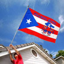 Puerto Rico Boricua Salsa En La Gallera Premium Flag Banner