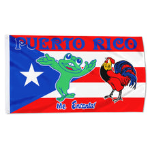 Fyon Custom Puerto Rico Forg Cock Flag Banner