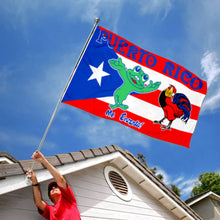 Fyon Custom Puerto Rico Forg Cock Flag Banner