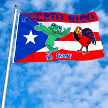 Fyon Custom Puerto Rico Forg Cock Flag Banner