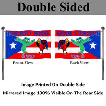 Fyon Custom Puerto Rico Forg Cock Flag Banner