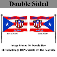 Fyon Custom The Puerto Eico with 3 Congos Flag Banner