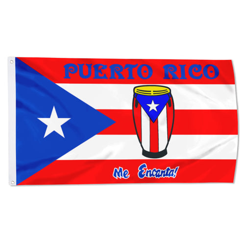 Fyon Custom The Puerto Eico with Congos Flag Banner
