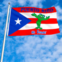 Fyon Custom Puerto Rico Frog Me Encanta Flag Banner