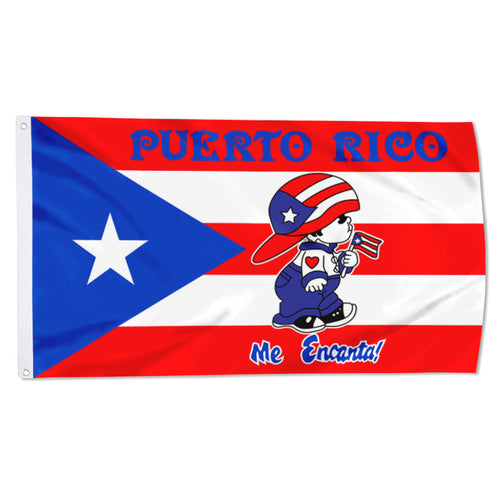 Fyon Custom Puerto Rico Me Encanta Boy Flag Banner